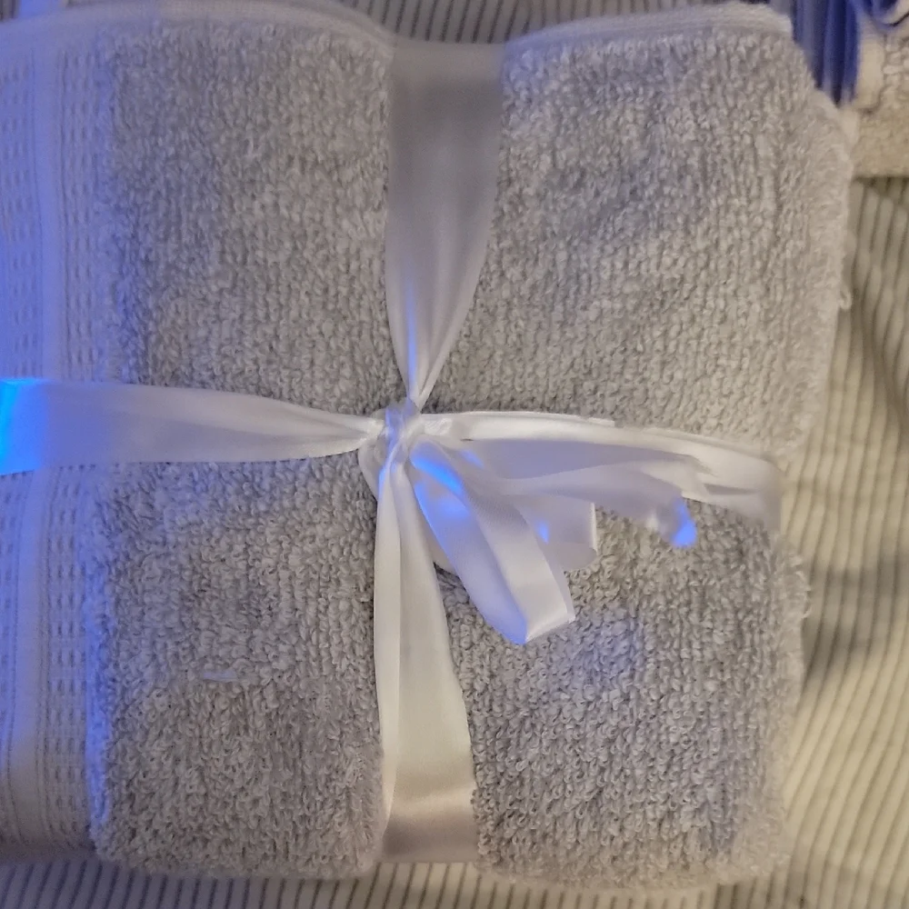 Hotel Collection Gray Hand Towels Premium Quality